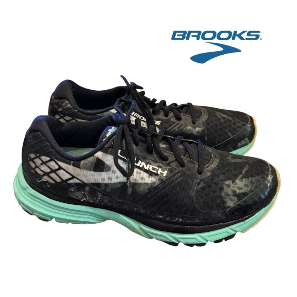 Brooks Launch 3 Black Mint Women’s Running Shoes Sneakers 9.5